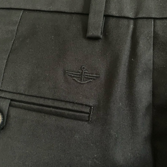 dockers slim fit black pants